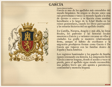 
Load image into Gallery viewer, Muestra PDF Estándar — Familia García: historia del apellido y escudo asociado (muestra Herald Lab)
